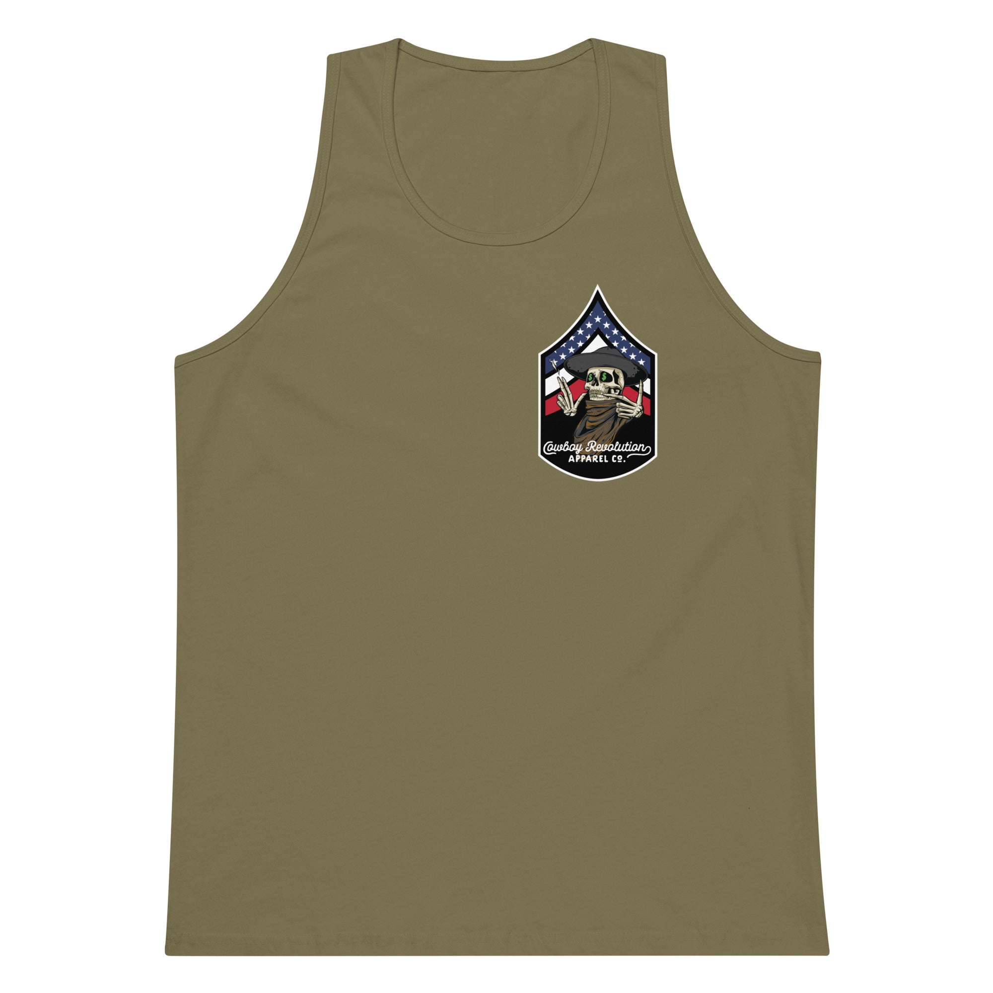 "American Gangster Patch" Cowboy Revolution Premium Tank Top