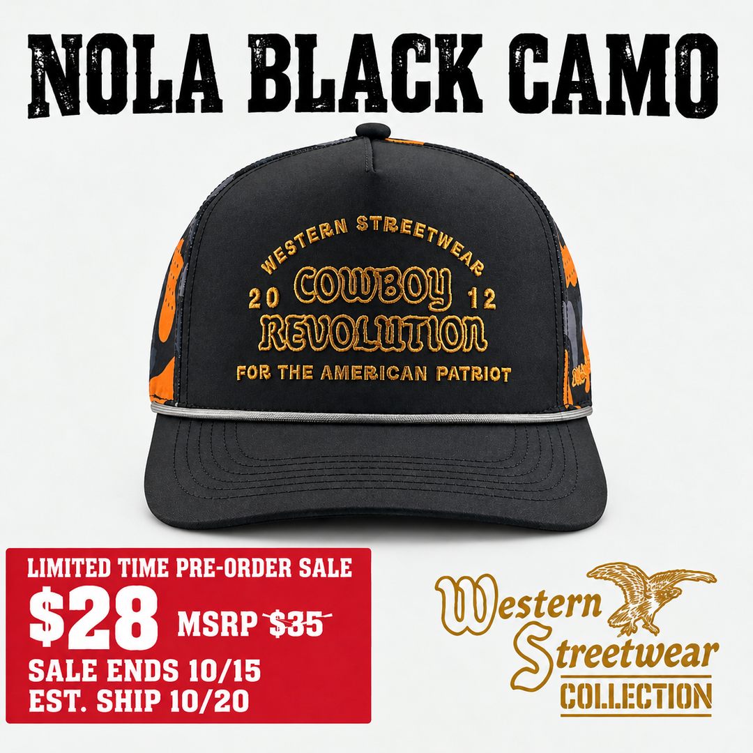 The Point "Western Streetwear" Logo - Black / NOLA Black Camo