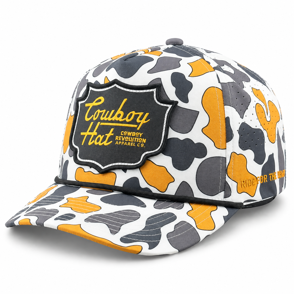 NOLA White “Cowboy Hat” - Performance Patch Rope Hat