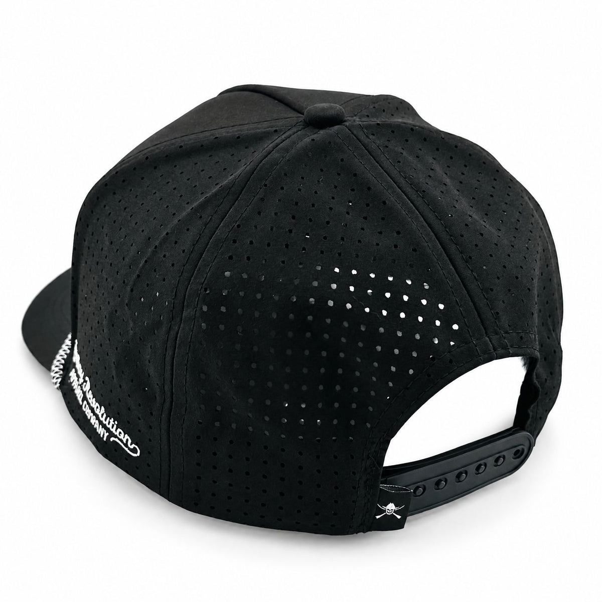 Cowboy Hat Summer Edition performance rope hat black - back view on white