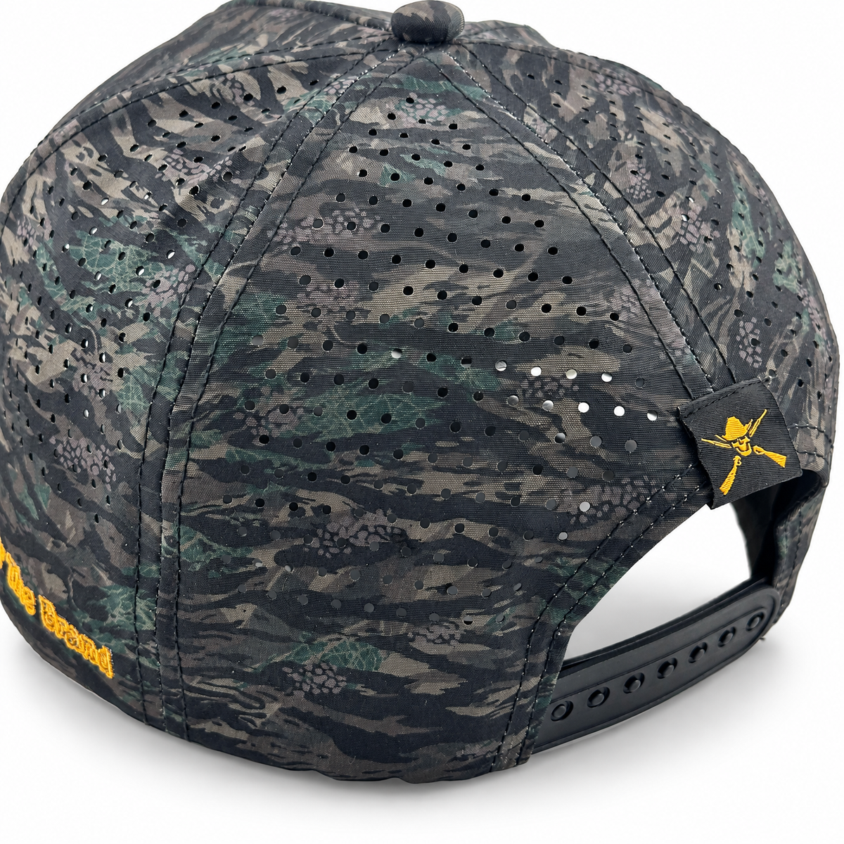 Cowboy Revolution The Point "Western Streetwear" Logo in Komodo Camo, back view