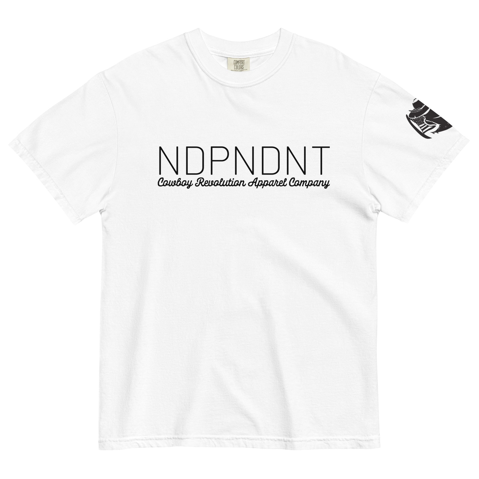 "NDPNDNT" Cowboy Revolution Garment-dyed Heavyweight Tee