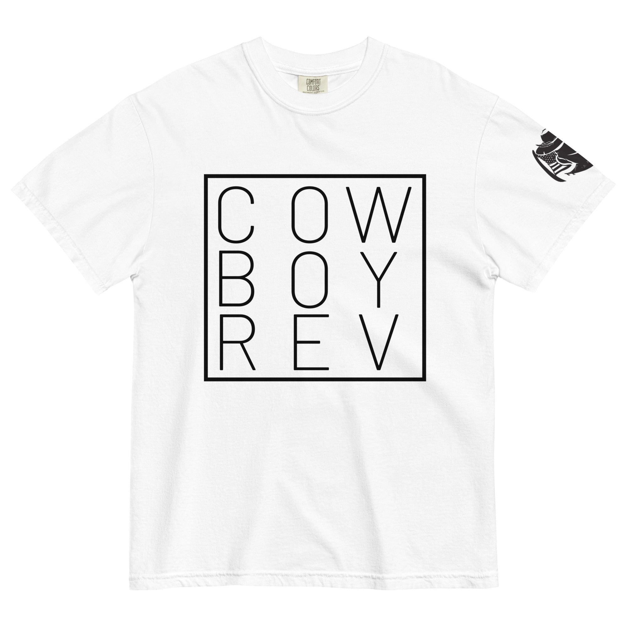 "COW BOY REV" Cowboy Revolution Garment-dyed Heavyweight Tee