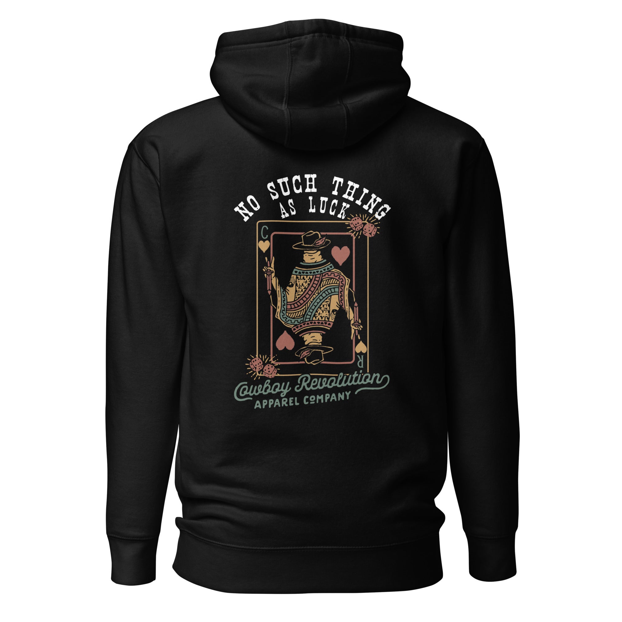 "No Luck" Cowboy Revolution Premium Hoodie