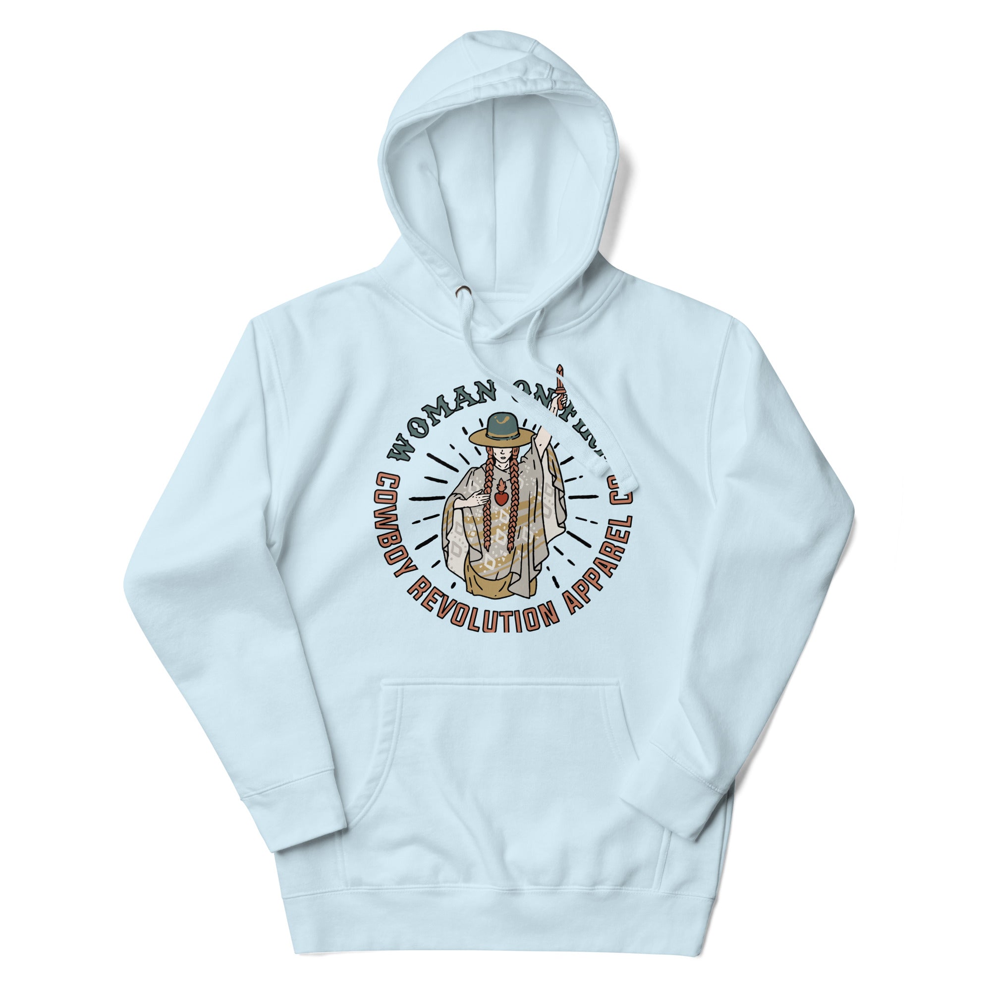 "Woman On Fire" Cowboy Revolution Premium Hoodie