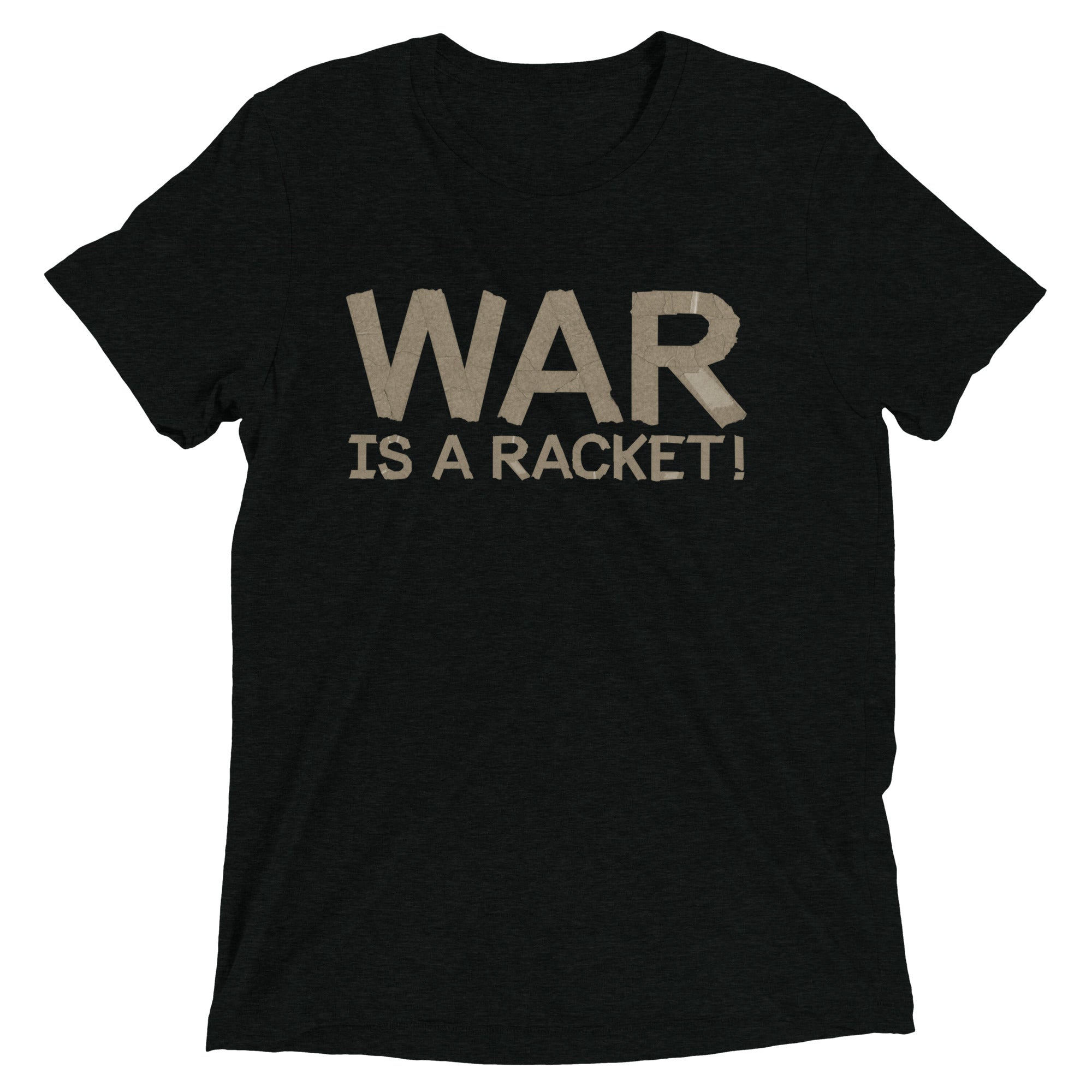 "War Is A Racket" Masking Tape Cowboy Revolution Tri-Blend Tee