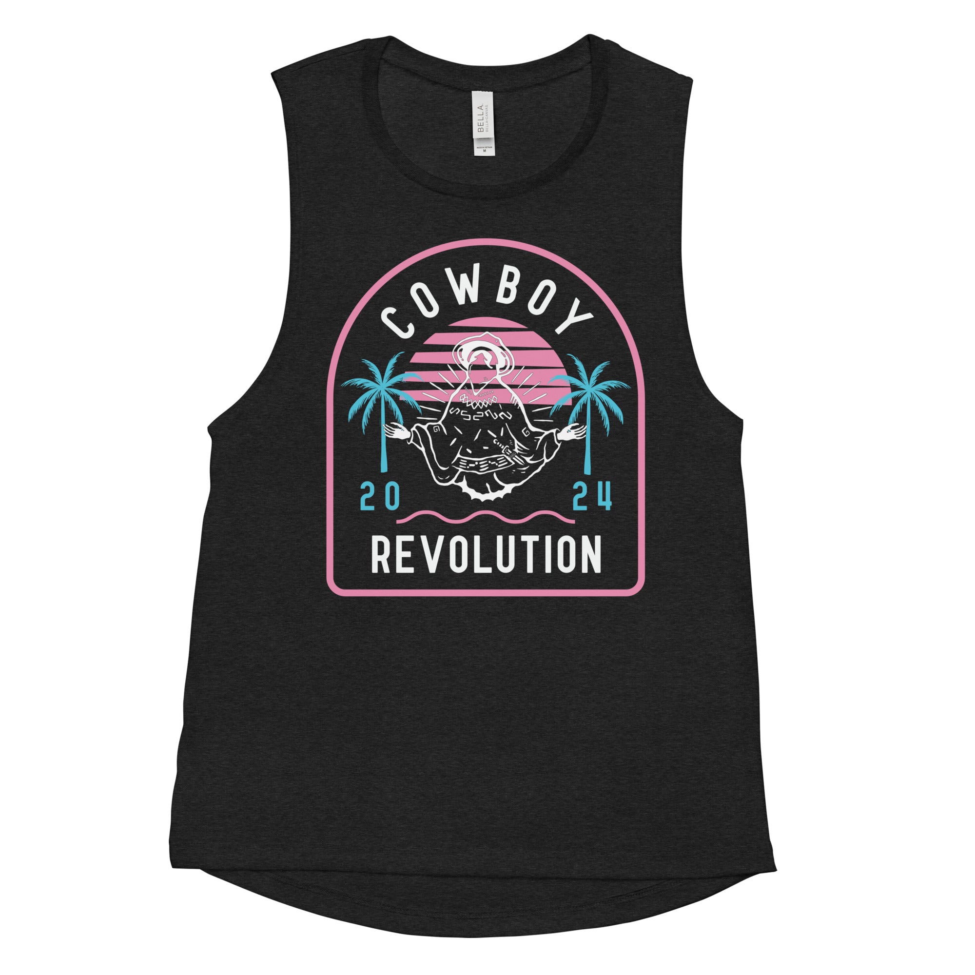 "Santo Del Sol" Cowboy Revolution Women's Muscle Tank