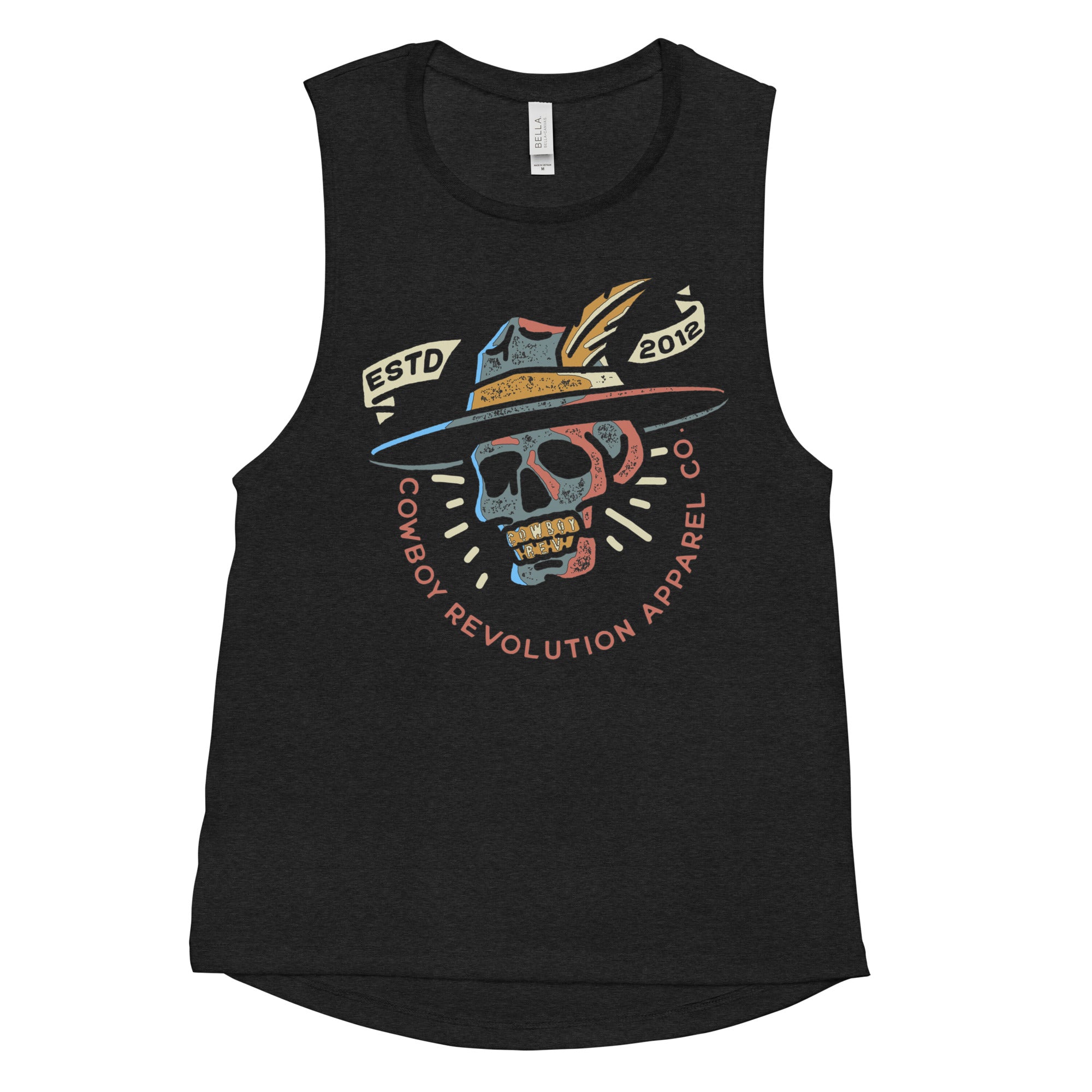 "Heavy Is The Head" Cowboy Revolution Women's Muscle Tank